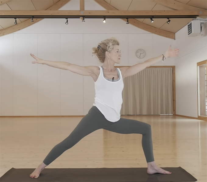 Cours de yoga renforcement fessiers, jambes et abdominaux